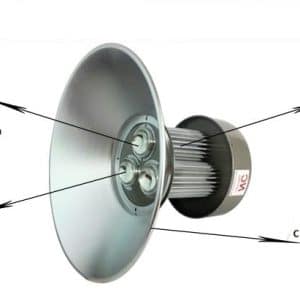 Đèn Led Nhà Xưởng 100w 1 Den Led Nha Xuong 100w Den Highbay 100w1