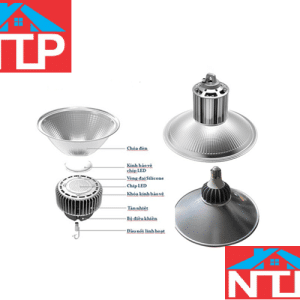 Đèn Led Nhà Xưởng 100w 3 Den Led Nha Xuong 100w Den Highbay 100w3