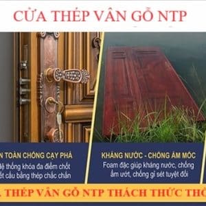 Cửa thép Vân Gỗ 1 cánh NTP1 - H03 3 Uu diem cua cua thep goonsan 1