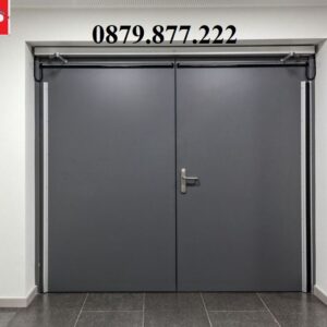 Cửa thép chống cháy 2 cánh 1 Cửa chép thống cháy 90 phút